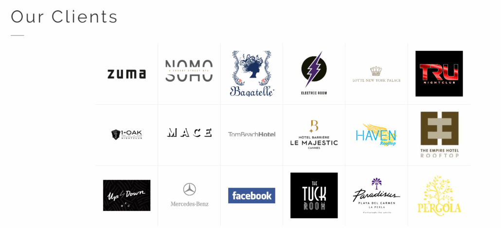 clientlist dj new york client list